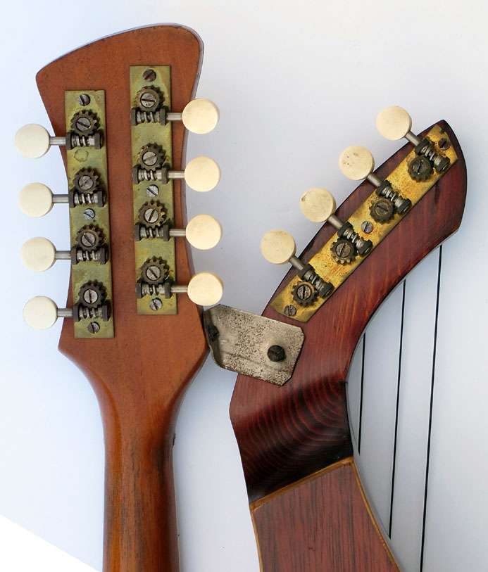 Knutsen Harp Mandolin with Bass Strings at Harp Guitar Music