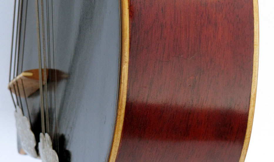 Knutsen Harp Mandolin with Bass Strings at Harp Guitar Music