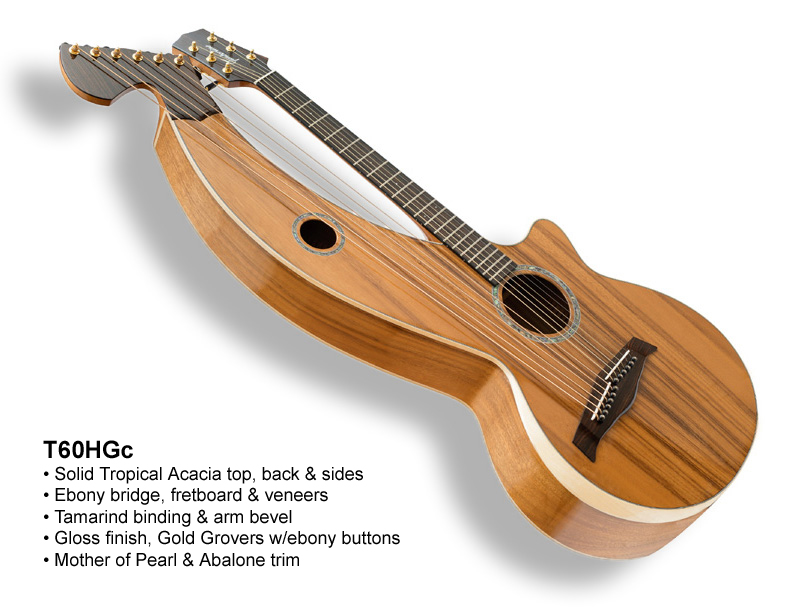 Timberline Harp Guitar at Harp Guitar Music